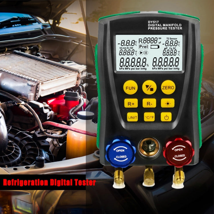 DUOYI DY517A Car Air Conditioning Diagnostic Instrument Temperature Monitor Fluoride Meter, DY517A DUOYI DY517A Car Air Conditioning Diagnostic Instrument Temperature Monitor Fluoride Meter, DY517A